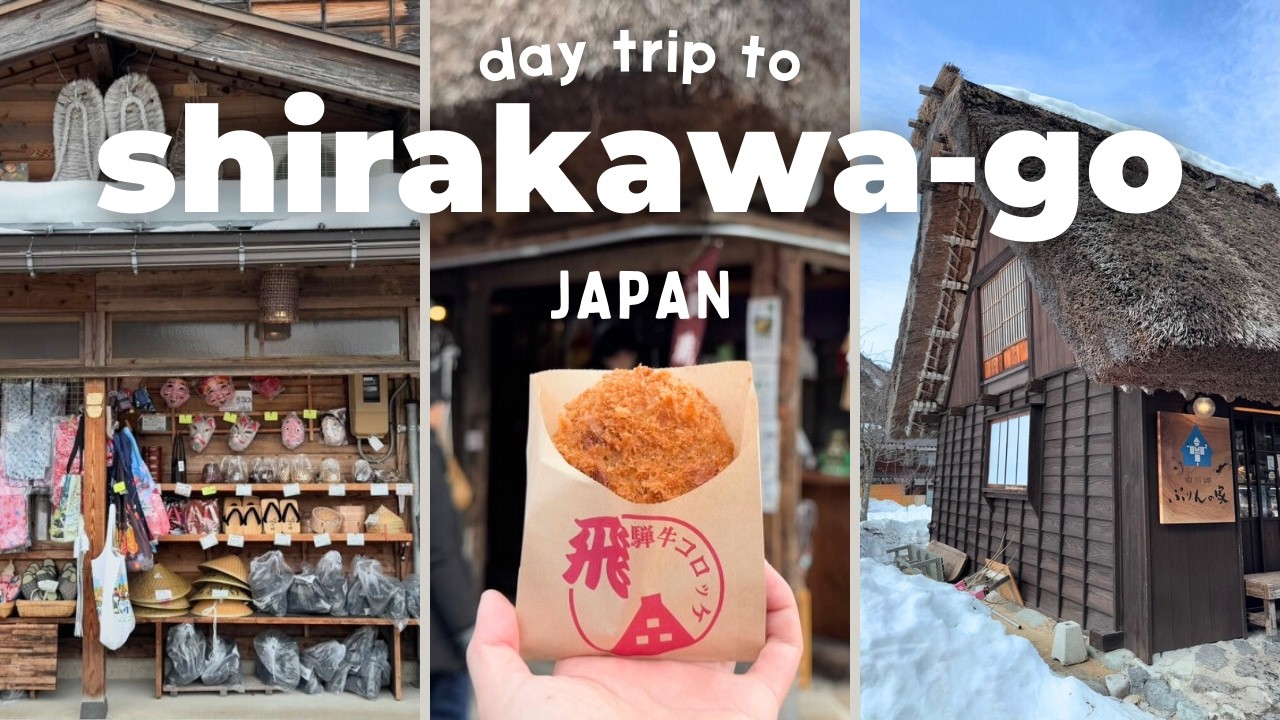 day trip to shirakawago from takayama