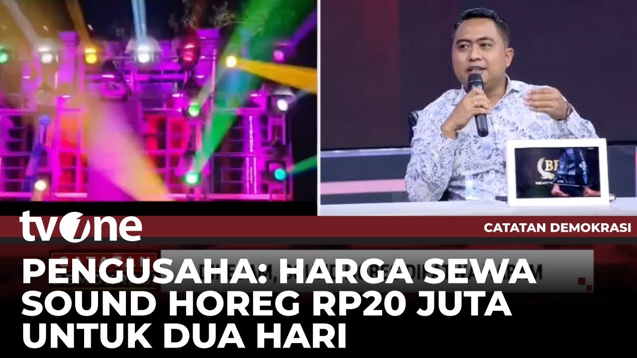 Pendapat Pengusaha Sound Horeg yang Dinilai Merusak dan Mengganggu | Catatan Demokrasi tvOne