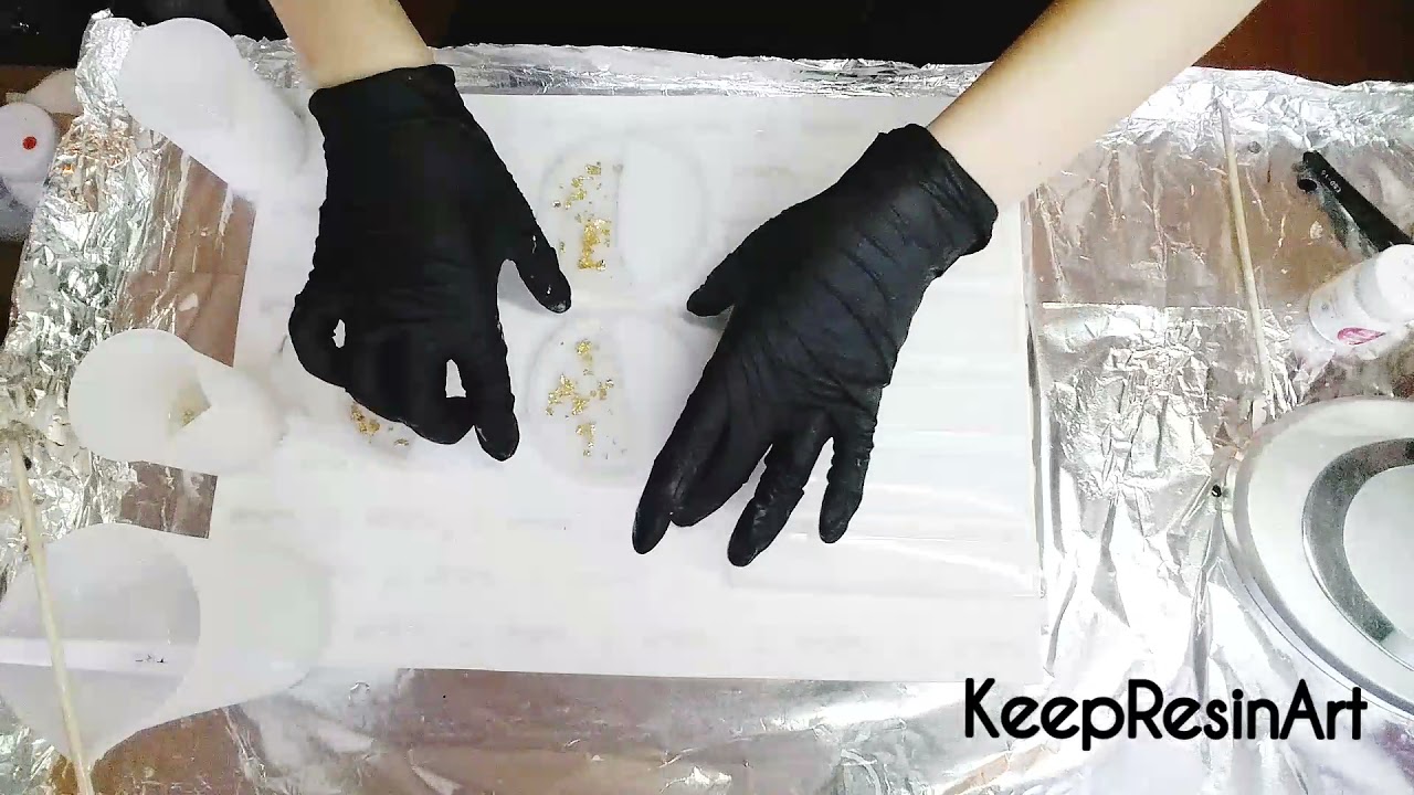 Jak zrobić  podkładkę z żywicy. How to make a resin coaster.