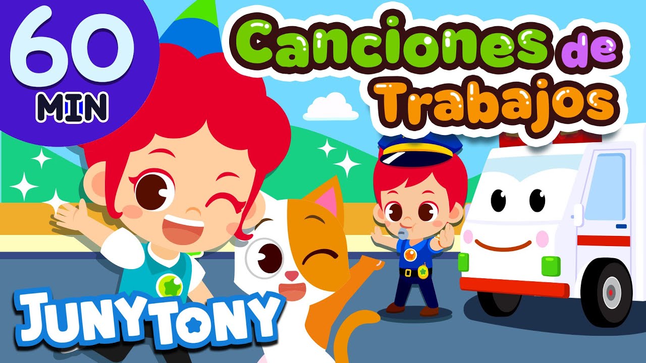 Trabajos y Profesiones | Música Infantil | Policías, Dentistas y Más | JunyTony en español