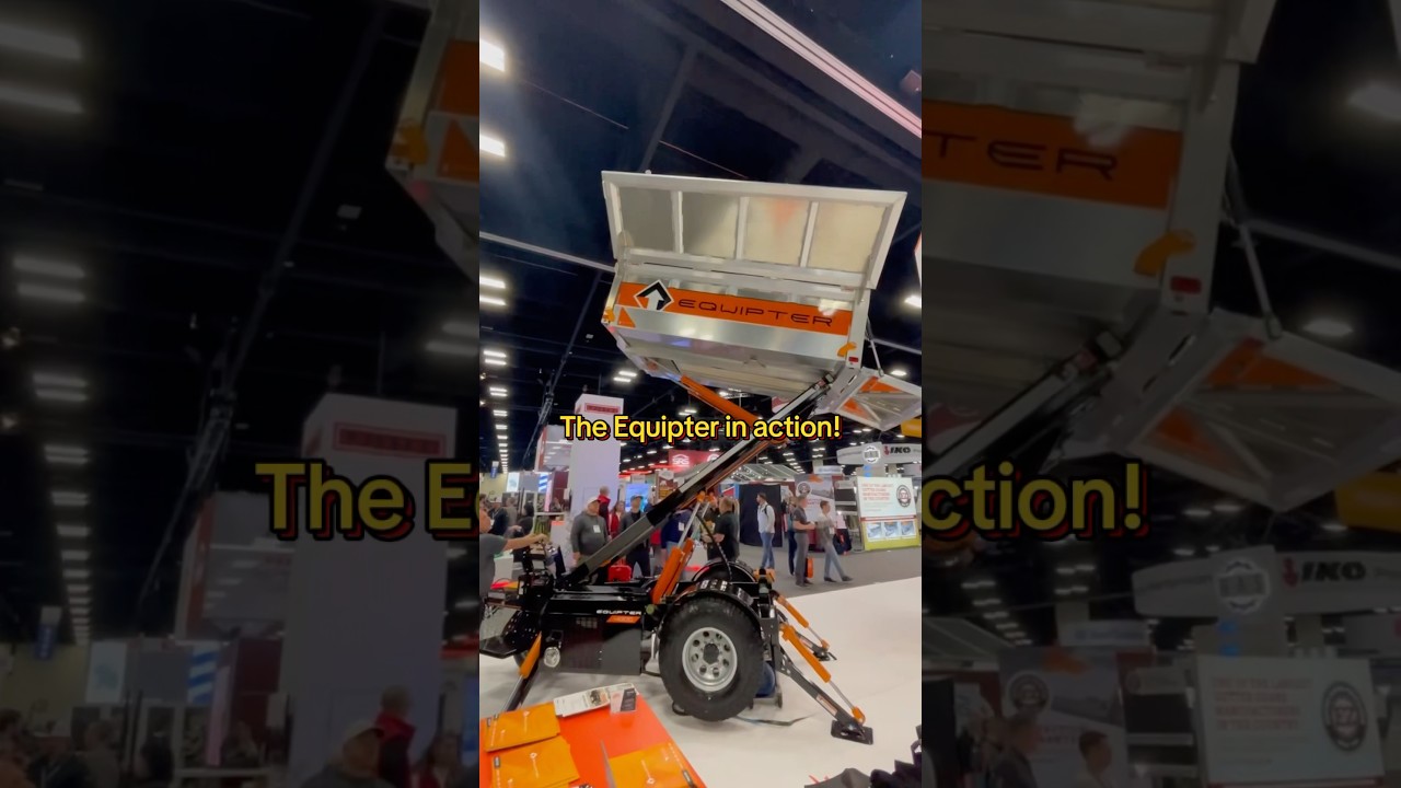 The Equipter 4000 is a drivable dumpster designed to make debris removal more efficient!