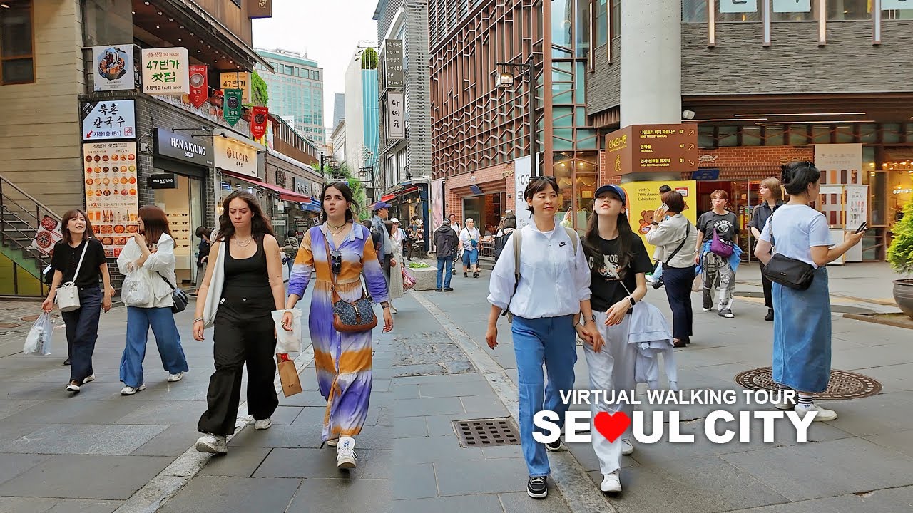 SEOUL CITY TRAVEL 2 - Downtown Seoul Namdaemun, Cheonggyecheon, Jongno, Gwanghwamun Square, Insadong