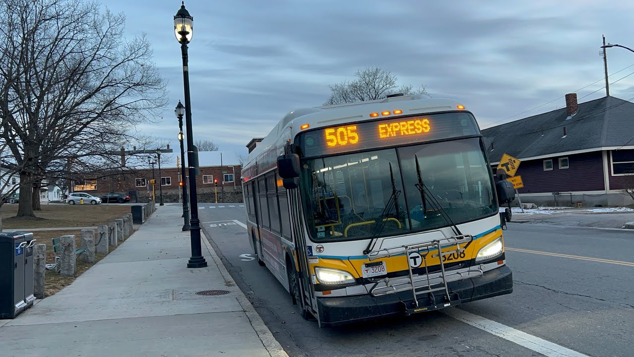 MBTA: 2023 New Flyer Xcelsior hybrid XDE40 #3208 on route 505 express 
