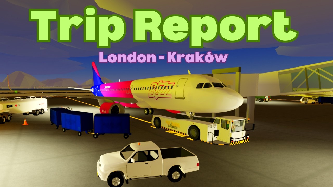 Roblox PTFS Full Flight🇵🇱✈️ | Airbus A320-200 (🔊Real Sounds) | London - Kraków (Wizz Air)