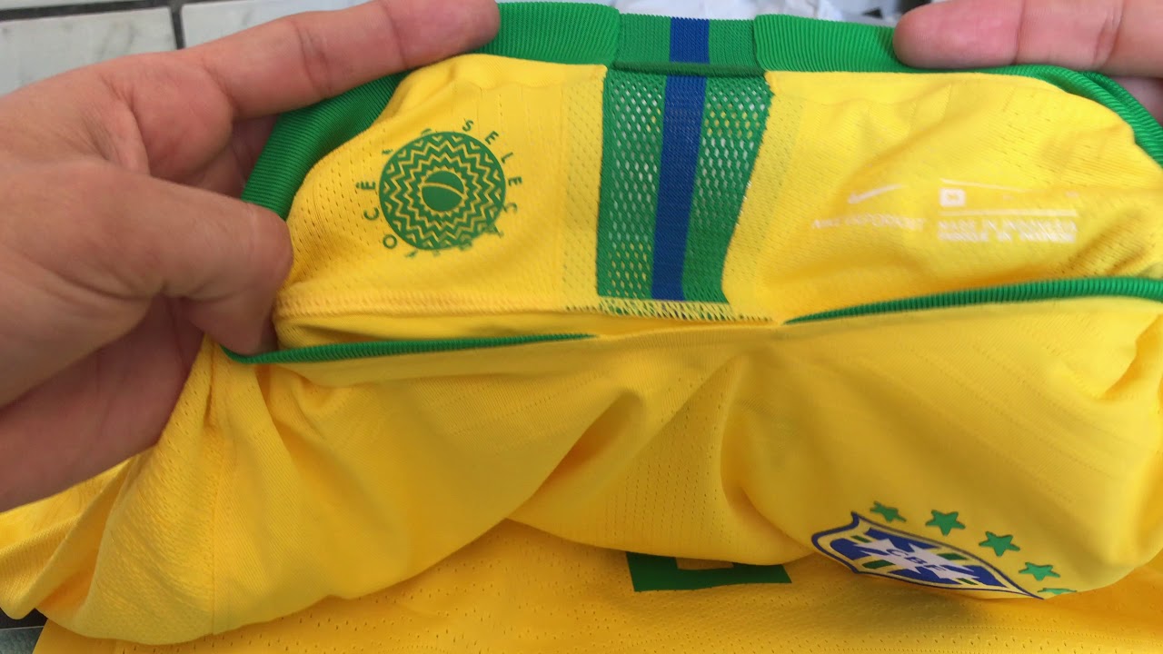 Unboxing Camisa Nike seleção Brasileira 2018 Jogador Vaporknit