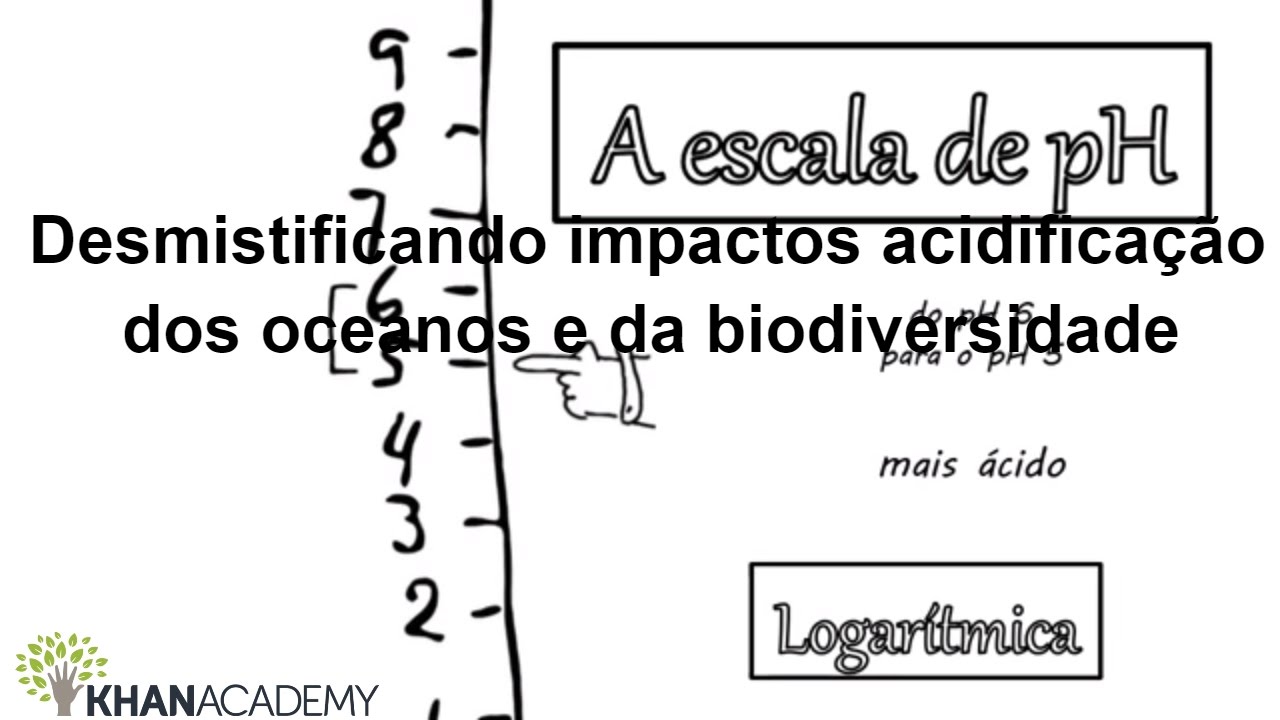 Desmistificando impactos acidificação dos oceanos e da biodiversidade | Biologia | Khan Academy