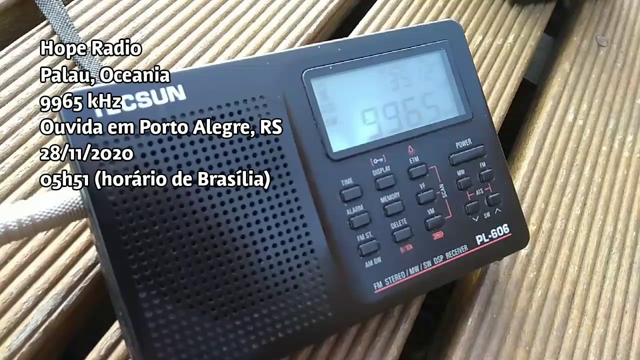 Hope Radio, Palau, Oceania, 9965 kHz