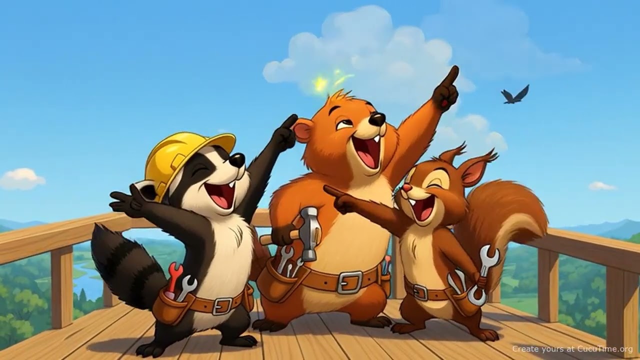 Benny the Badger’s Sky-High Timber Tower