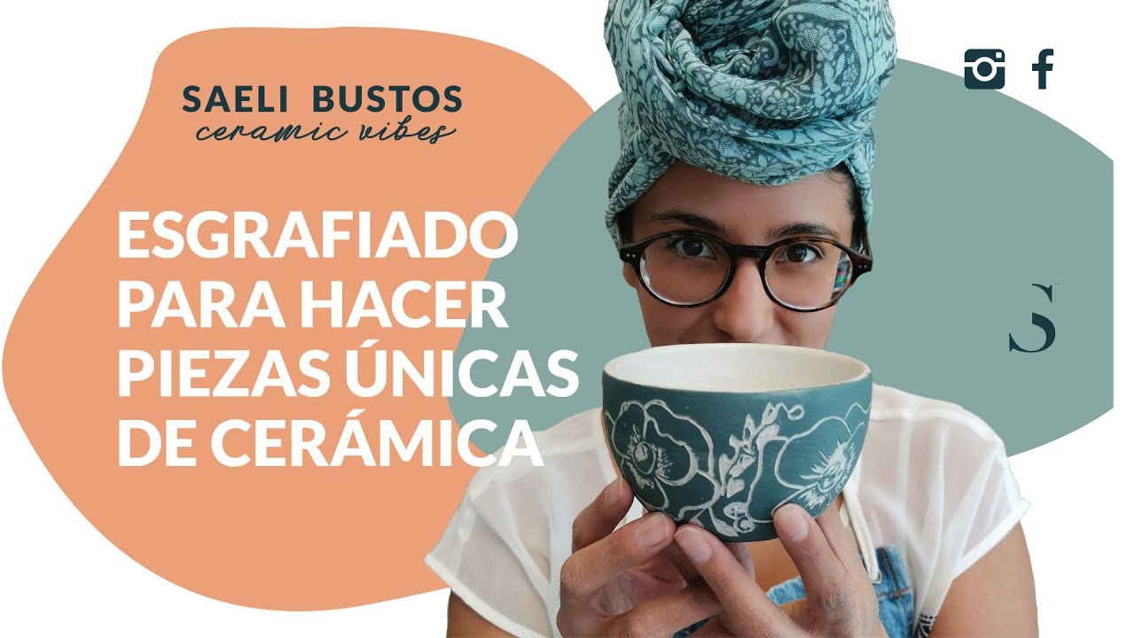 Esgrafiado: hacer piezas únicas de cerámica - Taller de Cerámica con Saeli Bustos