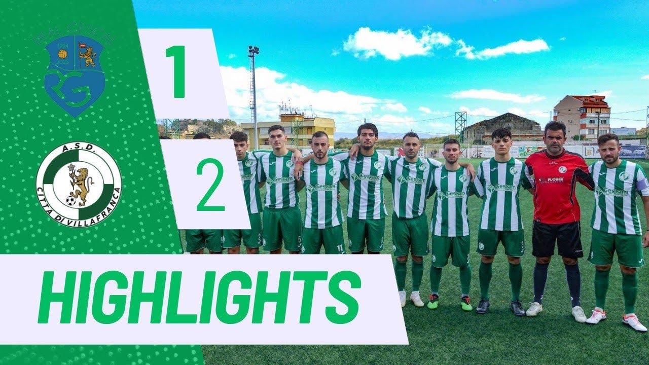 Highlights Real Gescal vs Città di Villafranca (1ª giornata - I categoria girone C)