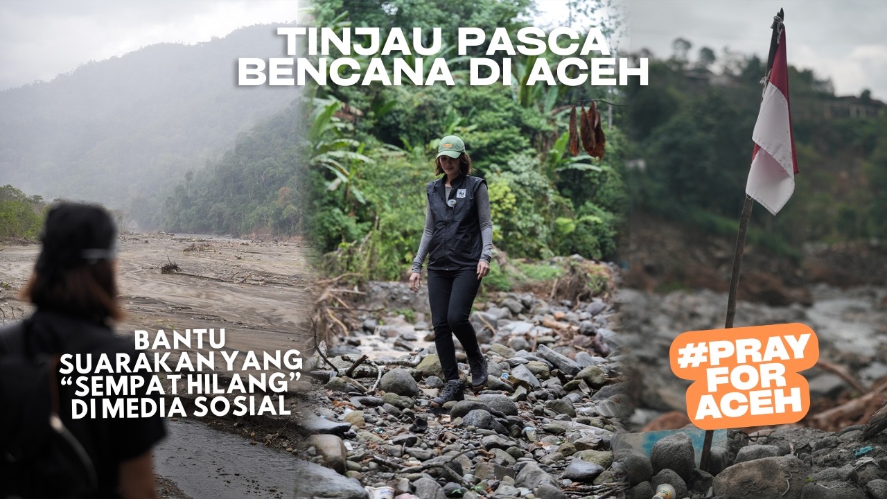 TERUSKAN ESTAFET KEBAIKAN DARI CINTA LAURA, LUNA TUNJUKKAN KONDISI DI ACEH YANG MASIH “BELUM PULIH”