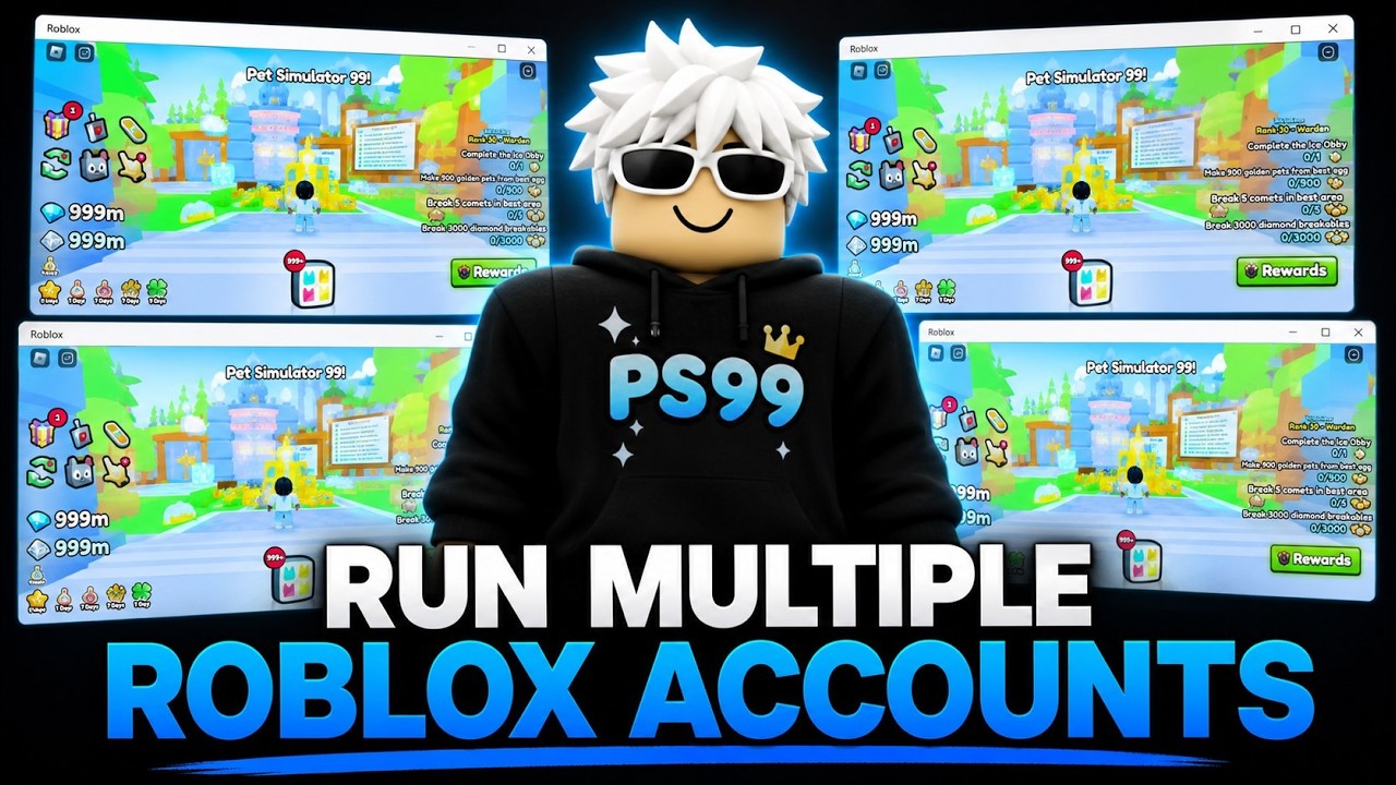 MULTI Roblox Accounts? How to Run Multiple Roblox Accounts at Once! Roblox Account Manager