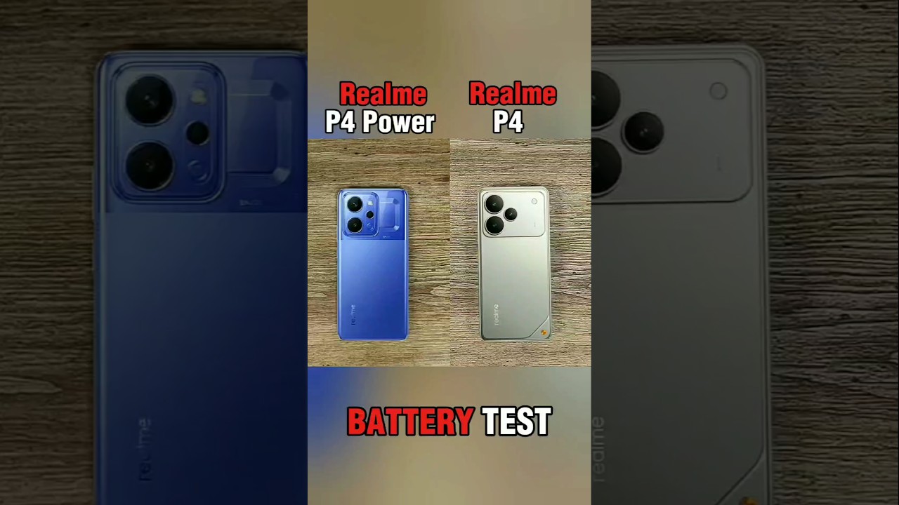 Realme p4 power vs realme p4 battery test 🤯 #realme16proplus #realmep4power #batterytest