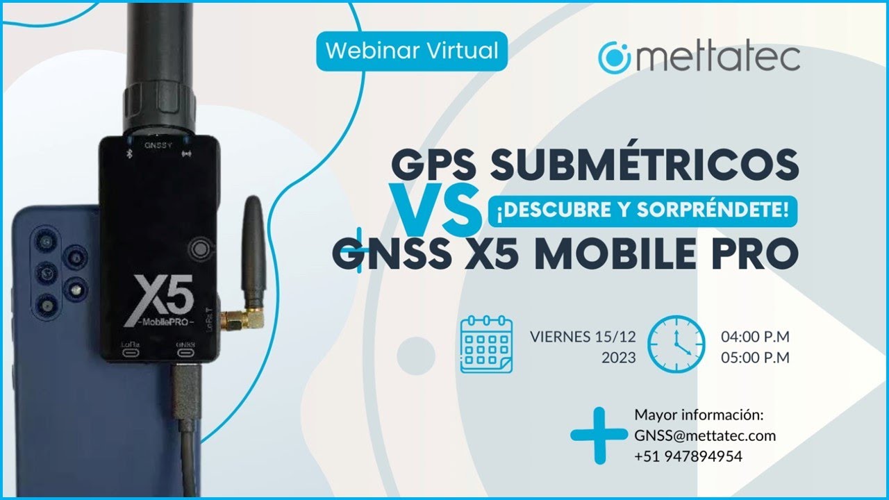 GNSS X5 Mobile Pro vs GPS SUBMÉTRICOS