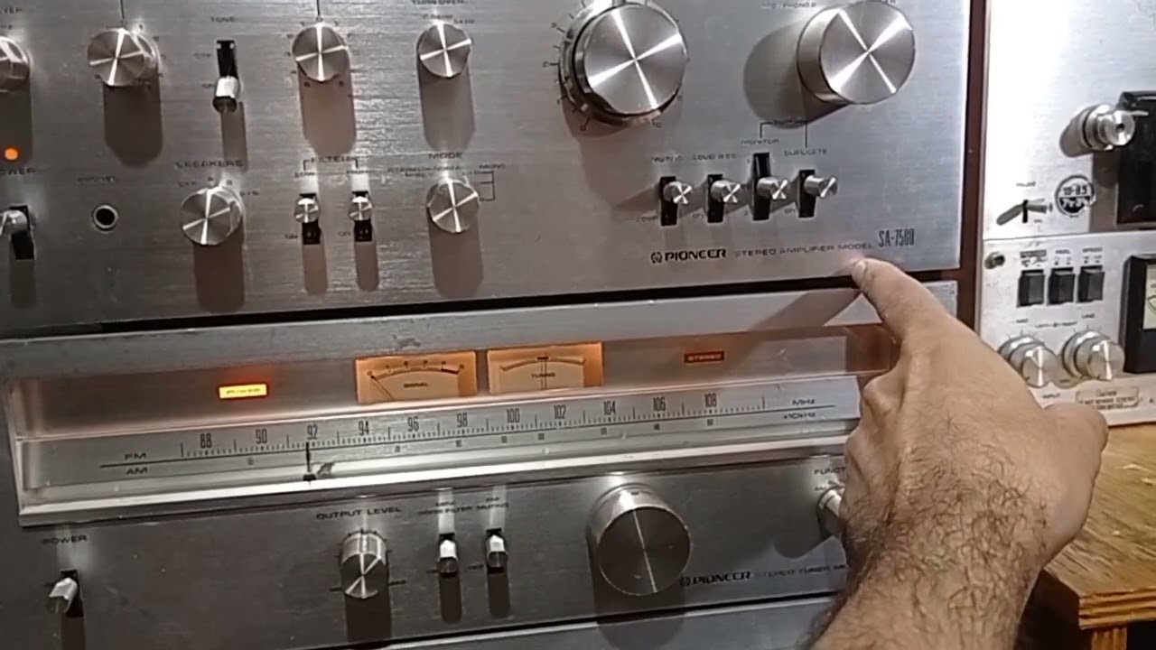 Pioneer SA-7500 restauración de amplificador 1
