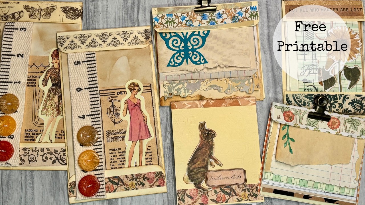 7 Scrappy Notebook Ideas | Turning scrap paper into beautiful Junk Journal ephemera