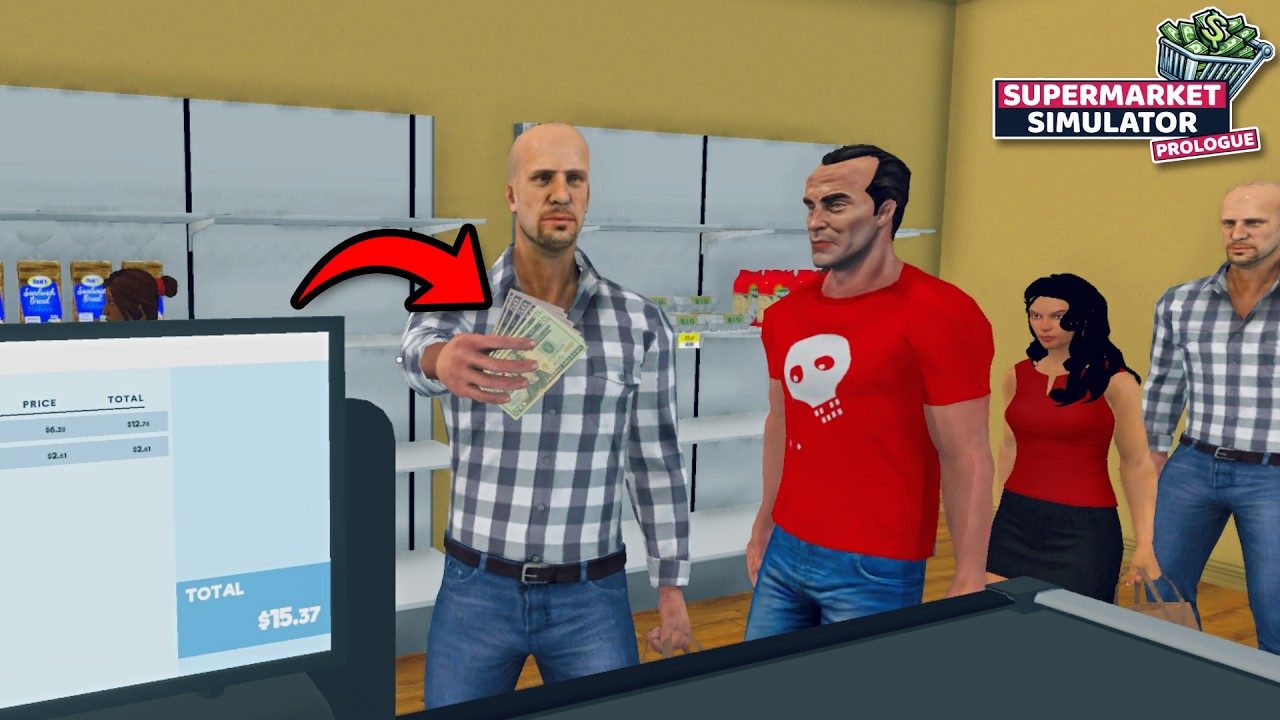 HOW MUCH I EARNED FROM MY SUPERMARKET | Supermarket Simulator: Prologue