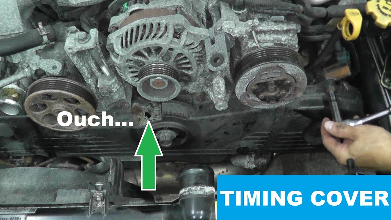 Subaru Timing Belt Cover Replacement with Basic Hand Tools