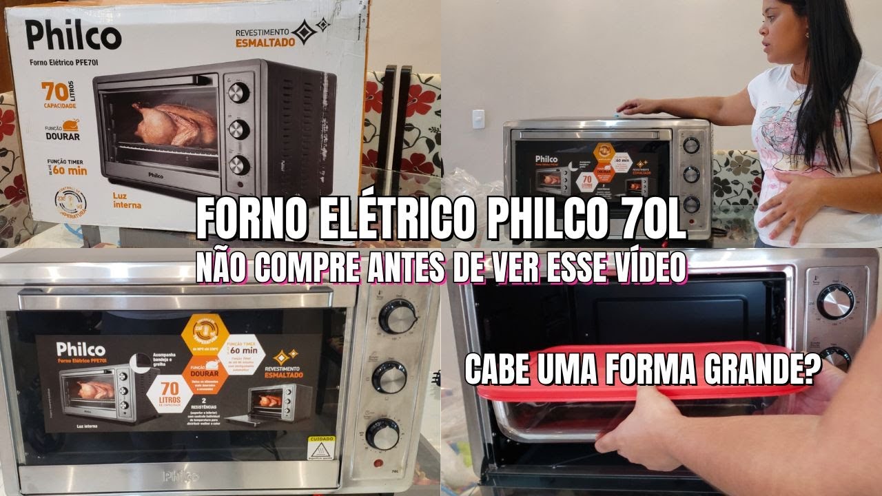 FORNO ELÉTRICO PHILCO 70 LITROS | UNBOXING + PRIMEIRAS IMPRESSÕES