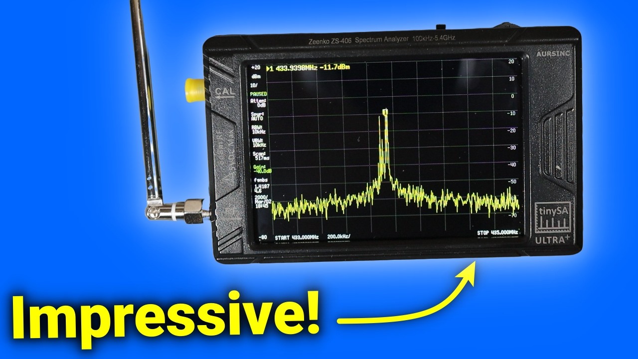 Aursinc/Zeenko TinySA Ultra Overview and Demo... A Handy Tool For Ham Radio and Electronics Repair