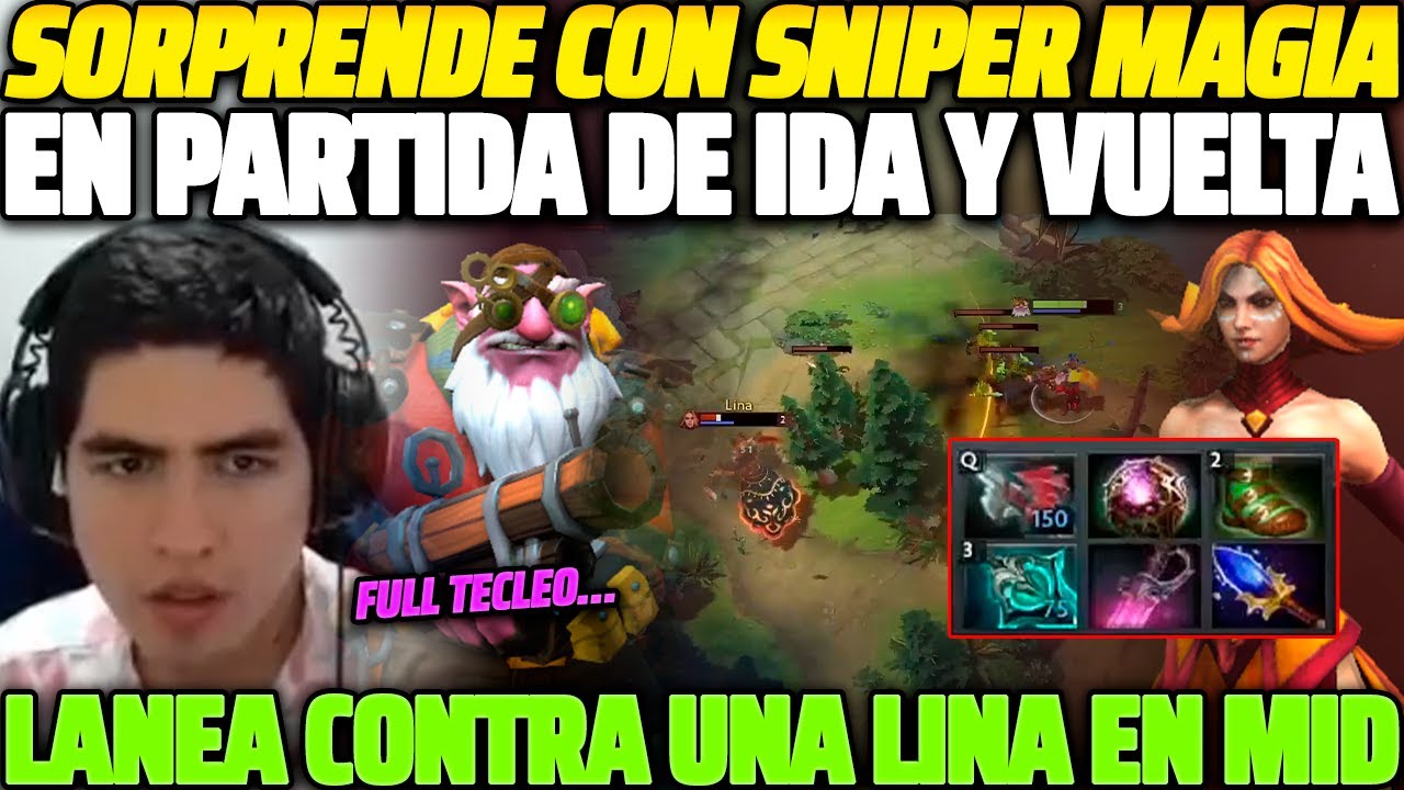😲 SORPRENDE CON SU SNIPER DE MAGIA 😲 LEOSTYLE EN PARTIDA DE IDA Y VUELTA, LANEA CONTRA UNA LINA 😱