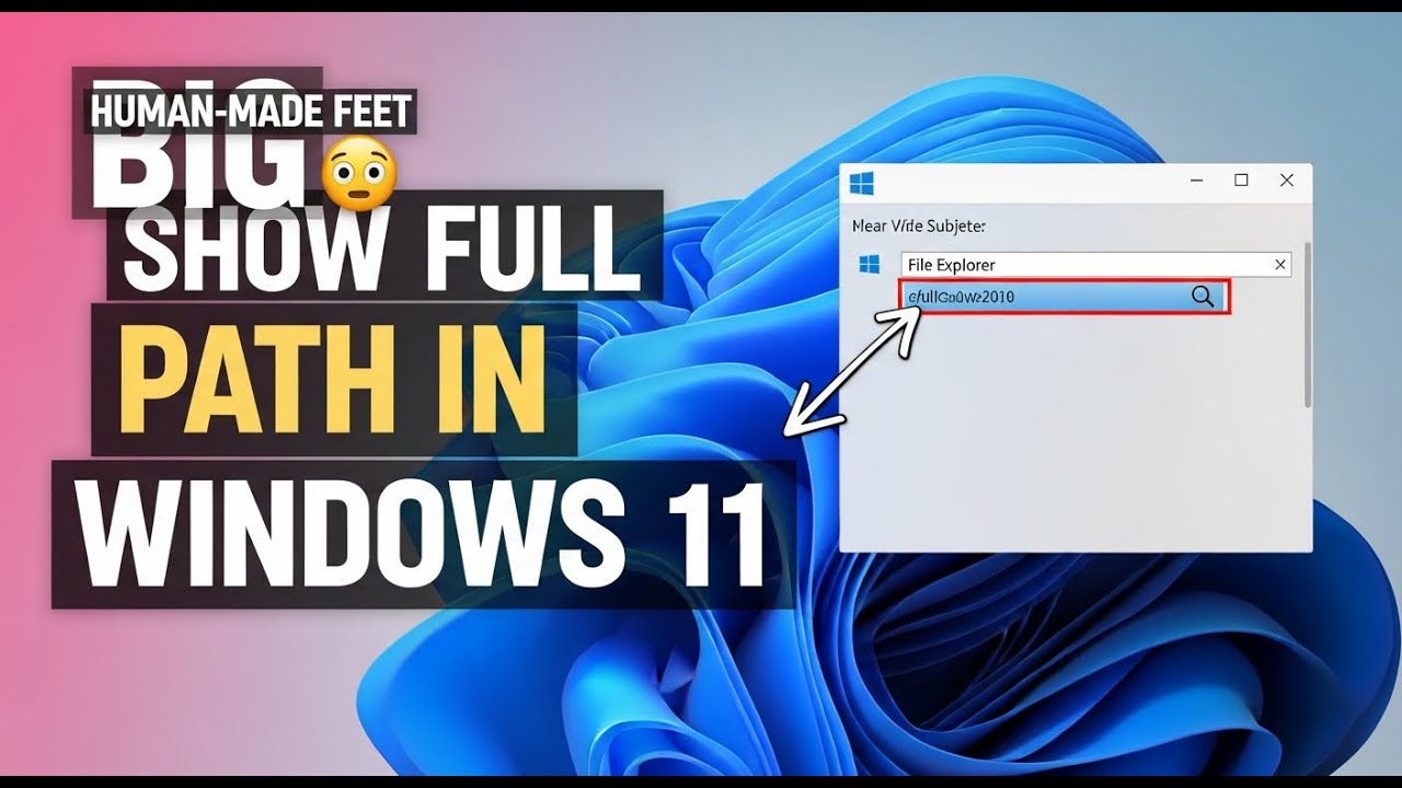 How To Display Full Path In File Explorer Title Bar Of Windows 11