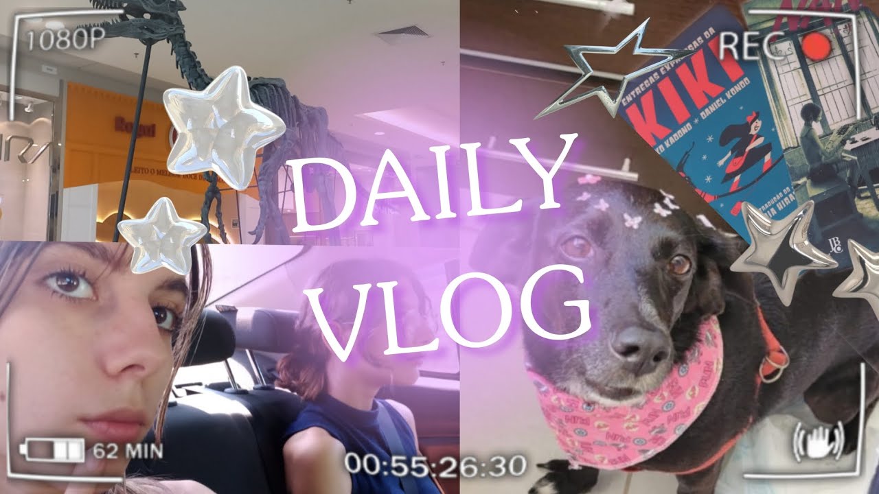 🌷 DAILY VLOG! | Festa de quinze, unboxing de livros, muitos passeios...