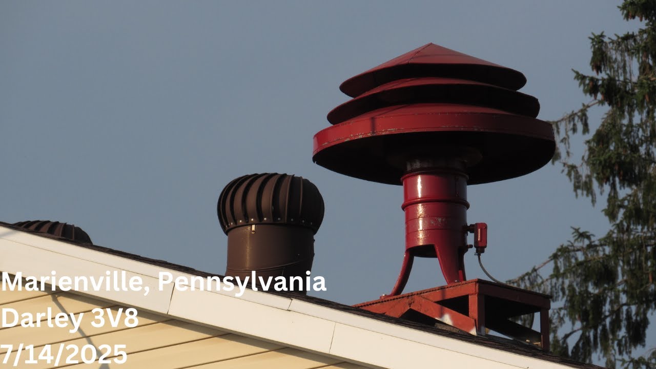 Marienville, Pennsylvania - Darley 3V8 Siren Test - 2 Minute Attack - 7/14/2025