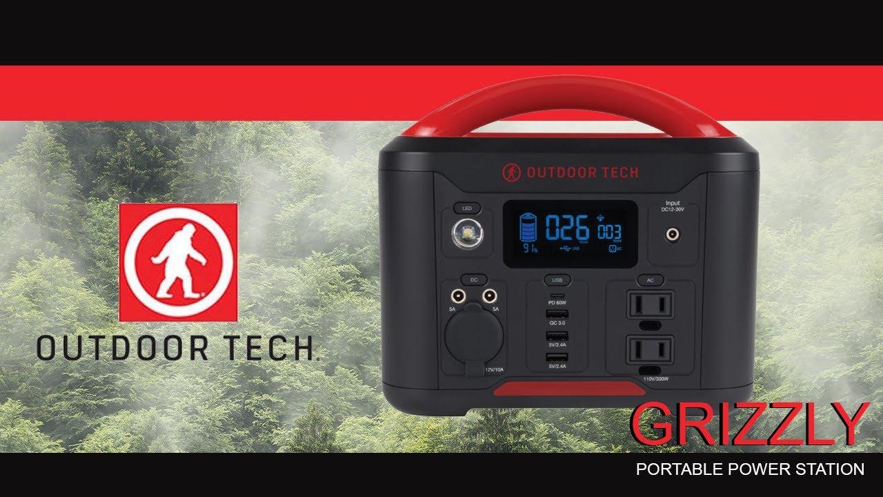 Outdoor Tech GRIZZLY PORTABLE POWER STATION Unboxing