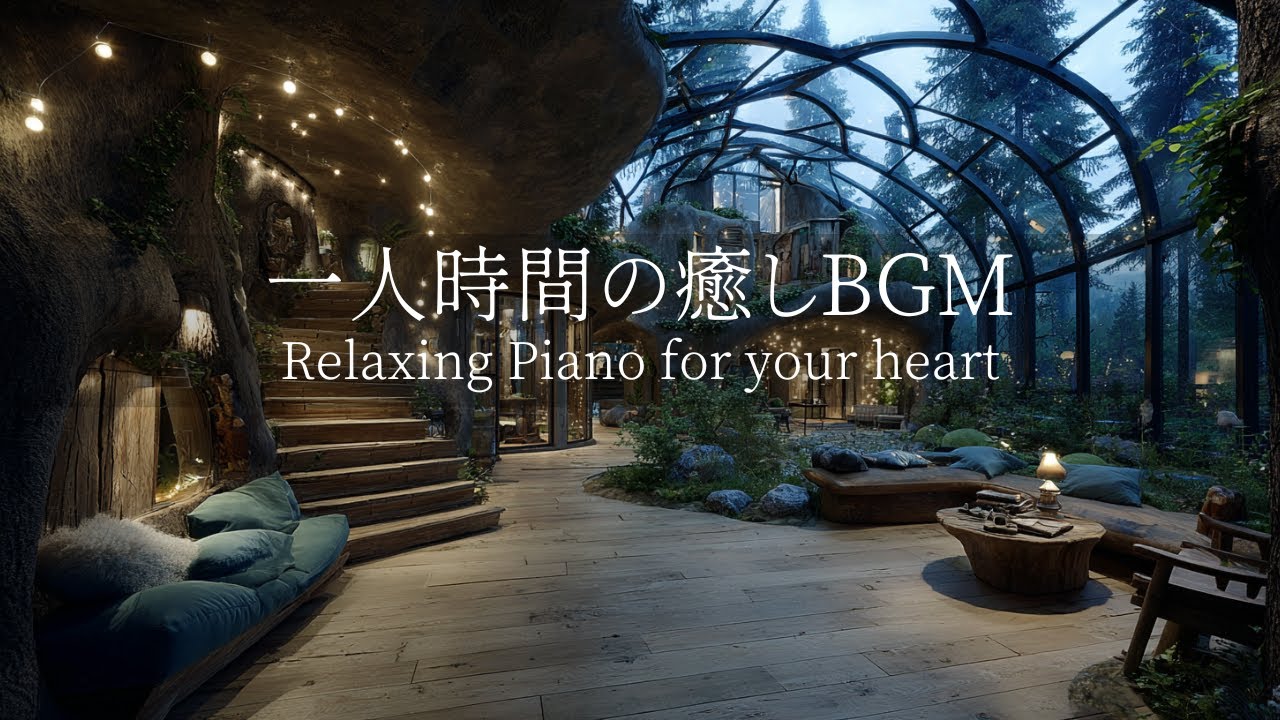 【一人時間の癒しピアノBGM】途中広告なし｜自律神経を整える｜夜の一人時間に聴くピアノ曲｜心を落ち着かせる心地よく前向きなメロディー🌿432Hz癒しの波動