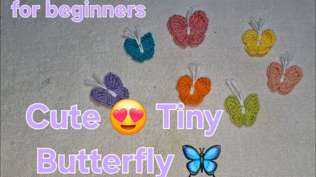 Cute🦋 Tiny  butterfly  💕 in 5 min🕰 ( Beginner level) 😊