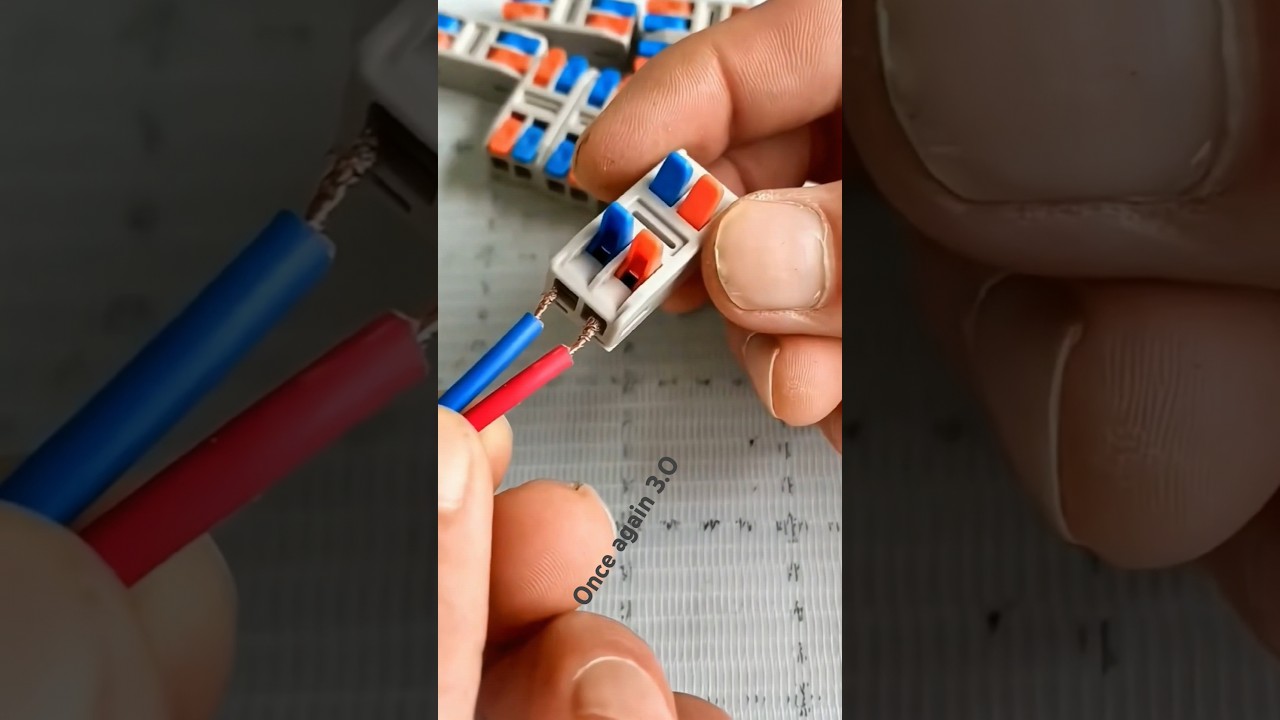 Electrical Wire Connector #WiringSolutions #DIYElectrical #WireConnections #QuickConnect