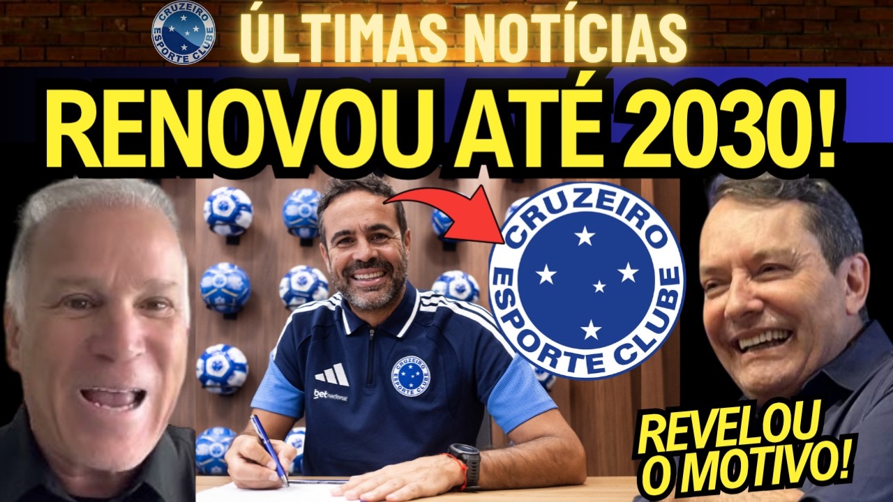 🦊🚨URGENTE! ARTUR JORGE RENOVA COM O CRUZEIRO AT&Eacute; 2030! PEDRINHO BH REVELOU O MOTIVO!