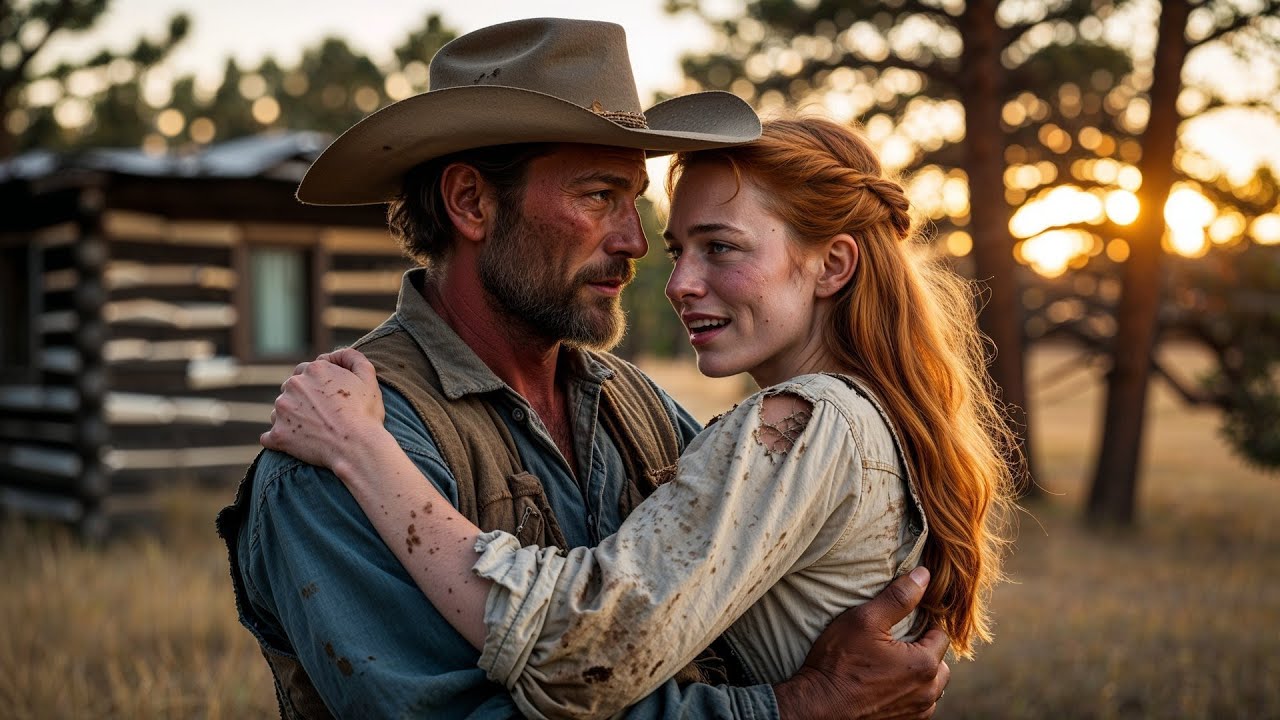 A Frontier Outcast Collapsed at Sundown,He Carried Her Into His Cabin and Found Healing in Her Smile