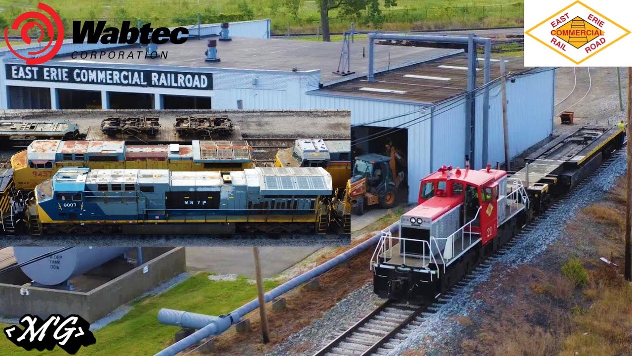 GE Hulks and Erie Plant Switchers *Drone Video*
