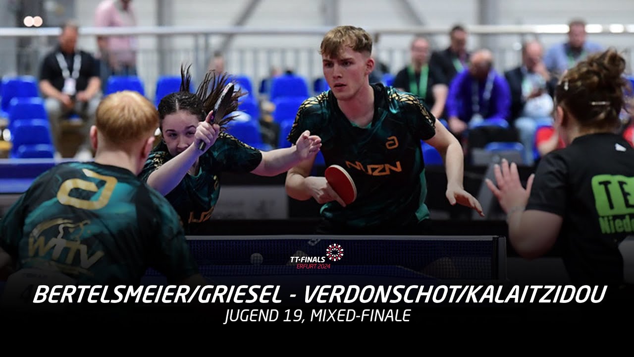 Bertelsmeier/Griesel - Verdonschot/Kalaitzidou | Jugend 19, Mixed-Finale | TT-Finals Erfurt 2024