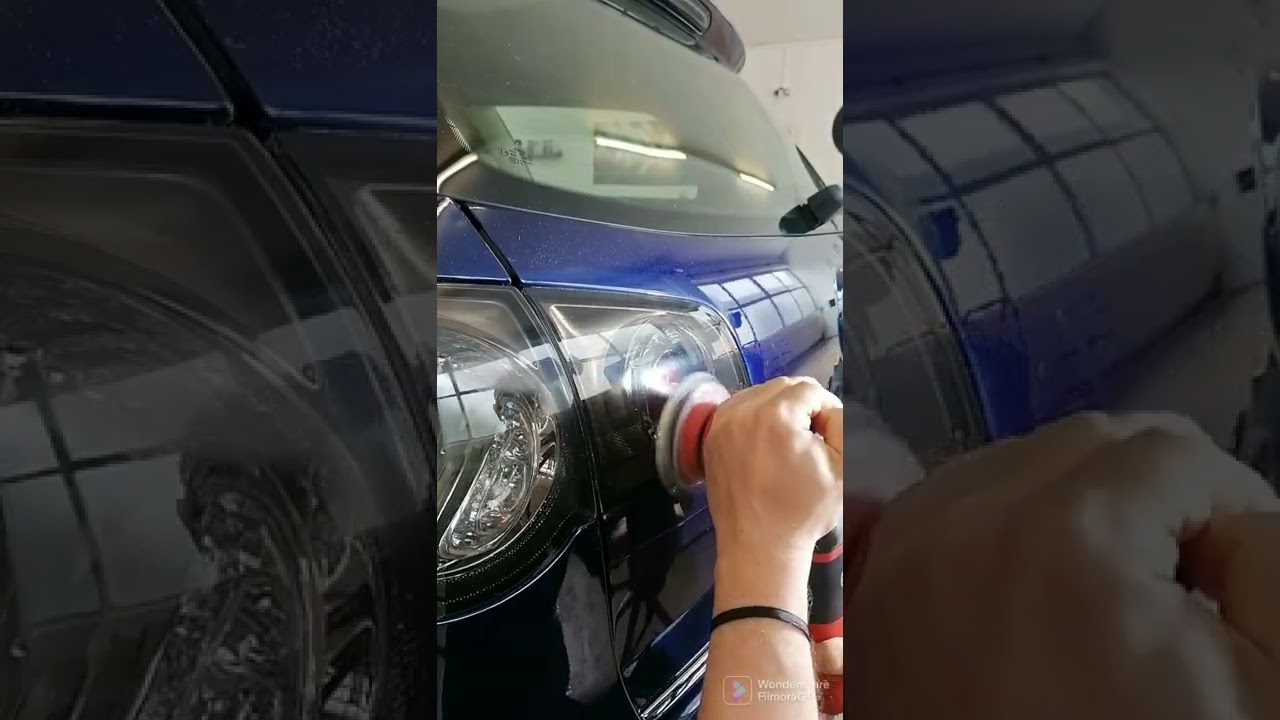 hátsó lámpabúra karcmentesítő polirozása