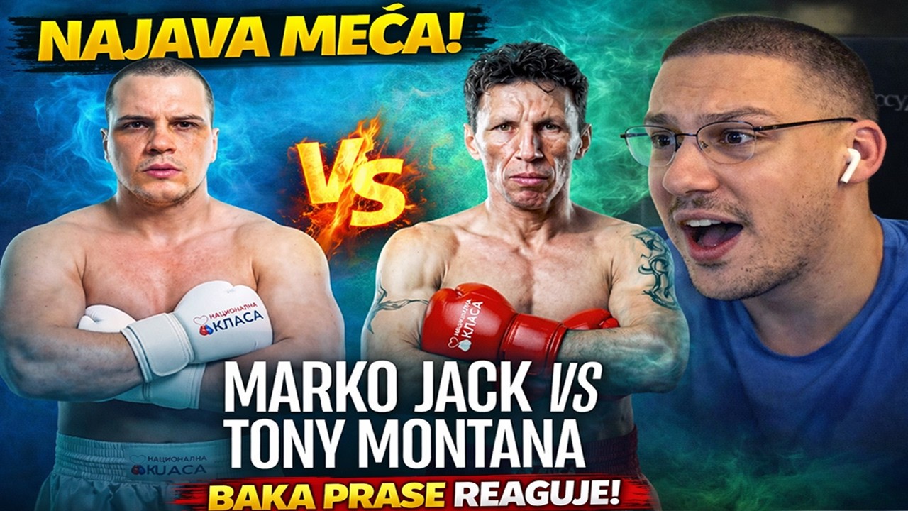 BAKA PRASE KOMENTARISE BOX MEC IZMEDJU MARKA JACK-A I TONI-A U SVOM STILU *Ukrascu im Gledaoce*