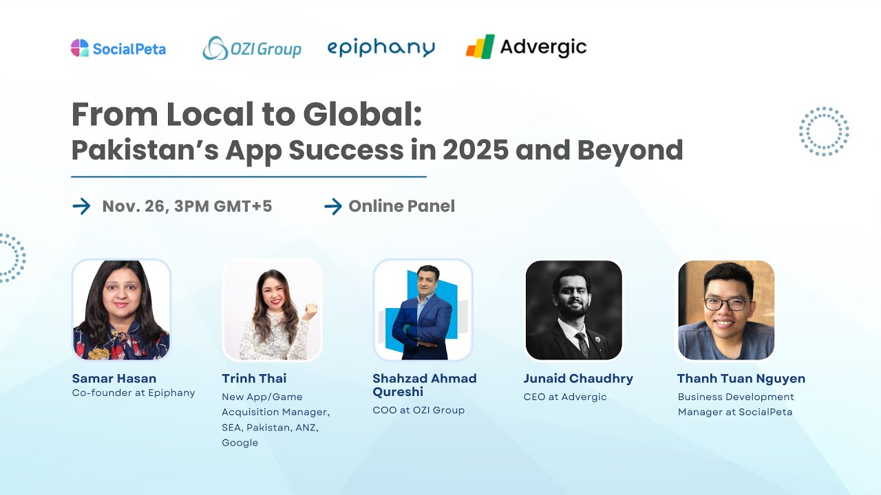 [Panel] From Local to Global: Pakistan&rsquo;s App Success in 2025 and Beyond