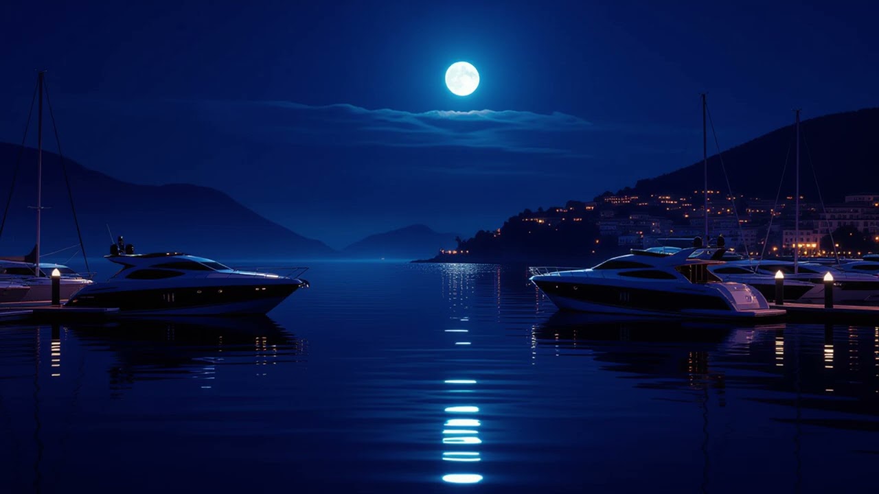 7. Midnight on the Marina