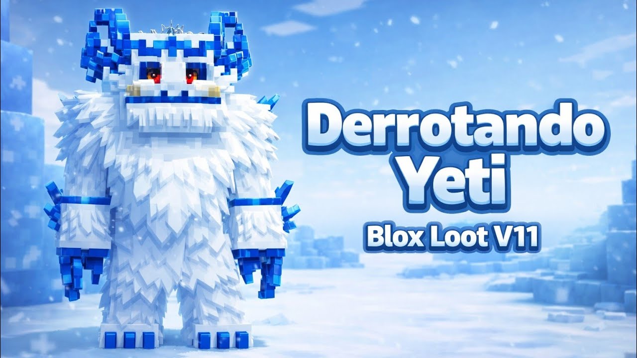 Blox Loot BR: Derrotando o Yeti 🧊❄️💪