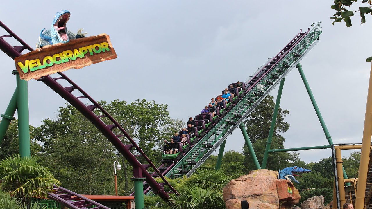 Velociraptor Back Row On Ride POV at Paultons Park Home of Peppa Pig World (Oct 2020) [4K]