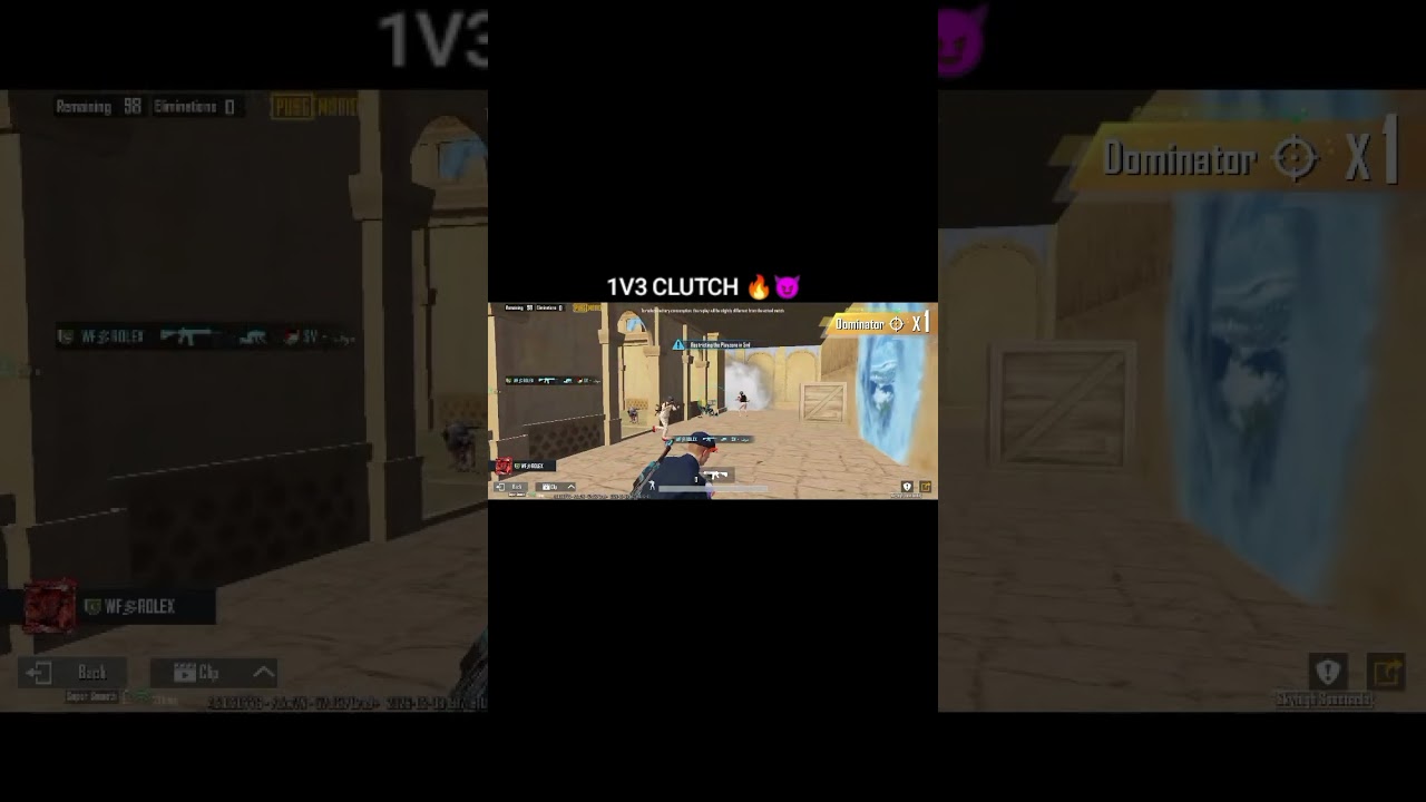 FASTEST 1V3 CLUTCH 🔥😈 (60FPS 😎☠️)#1v3clutch #pubg #pubgmobile #youtubeshorts #subscribe #edit