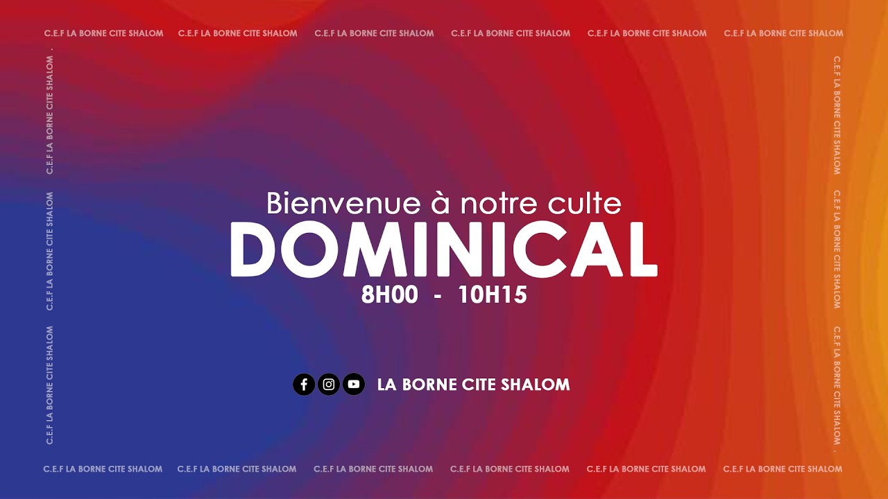 CULTE DOMINICAL | 01/03/2026| Past. EMMANUEL TSHIBANGU