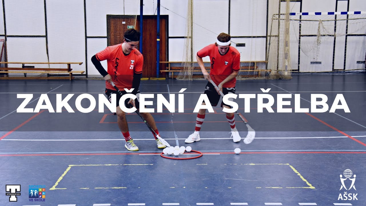 Máme rádi pohyb - sport - florbal: ZAKONČENÍ A STŘELBA