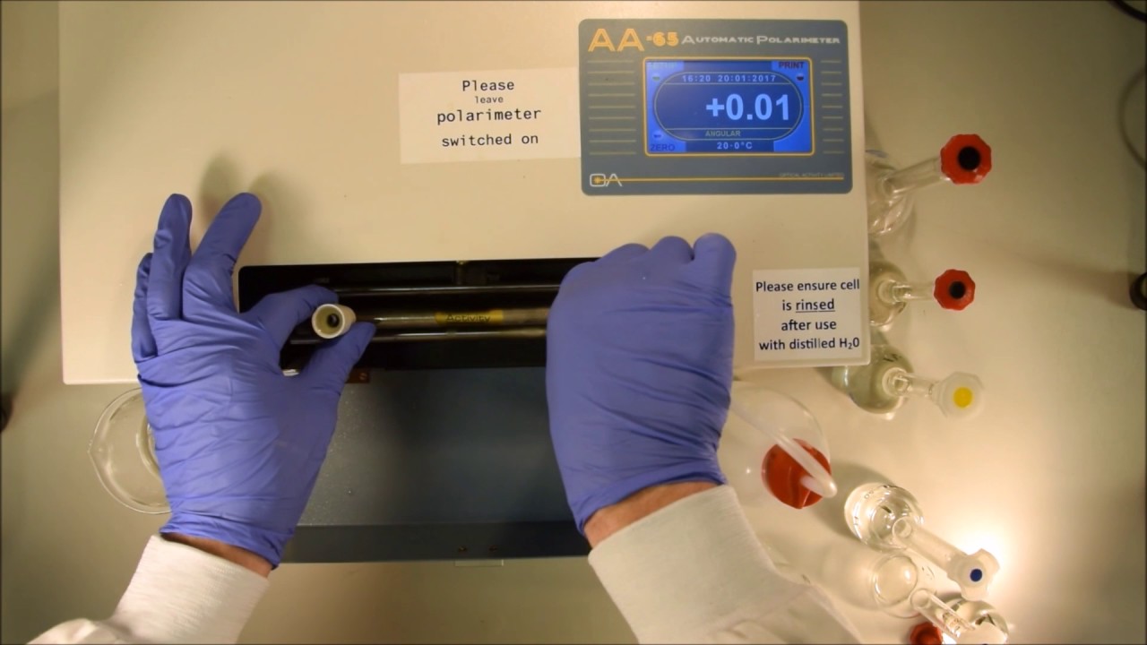 Using a Polarimeter to Measure Specific Rotation