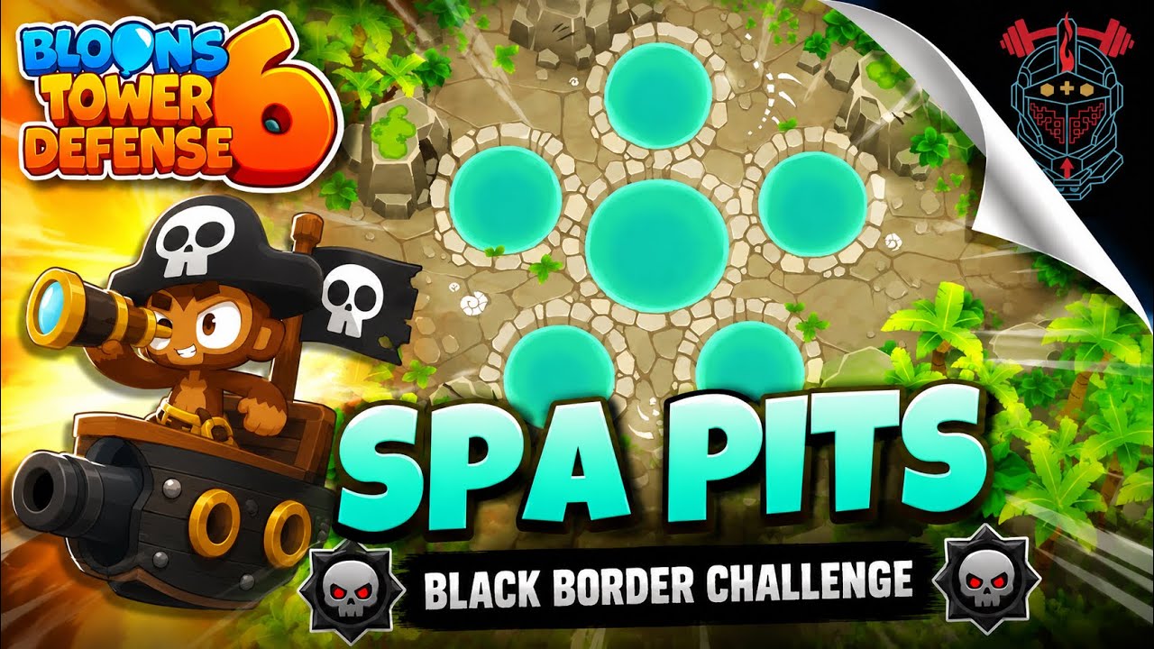 SPA PITS (easy) - BLACK BORDER CHALLENGE || Bloons TD6