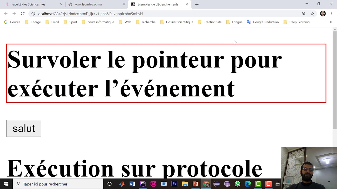 JS Programmation évenementielle