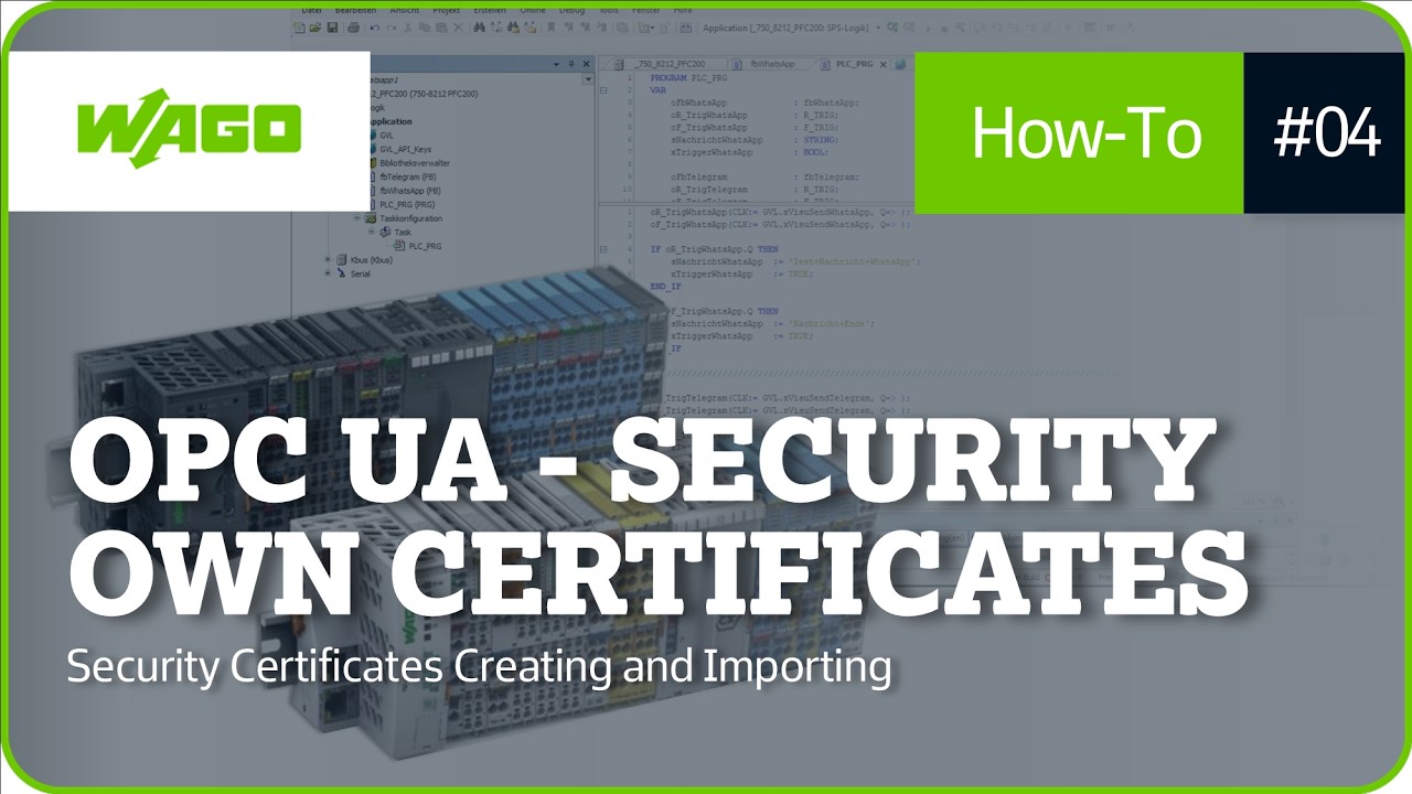 OPC UA in CODESYS 3.5 #4 | Creating custom security certificates and importing them into CODEYS 3.5