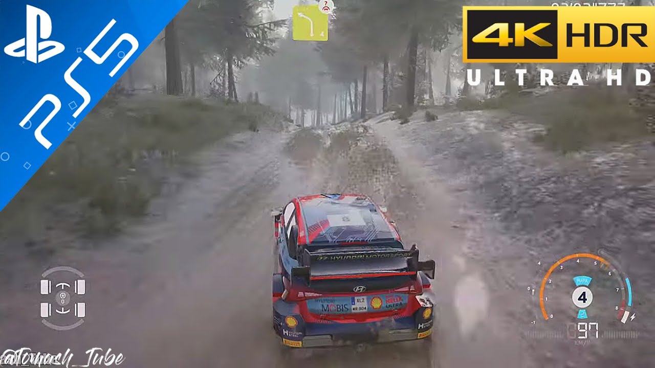 WRC Generations (PS5) Rally Estonia (RAIN) Hyundai i20 WRC 4k 60FPS HDR